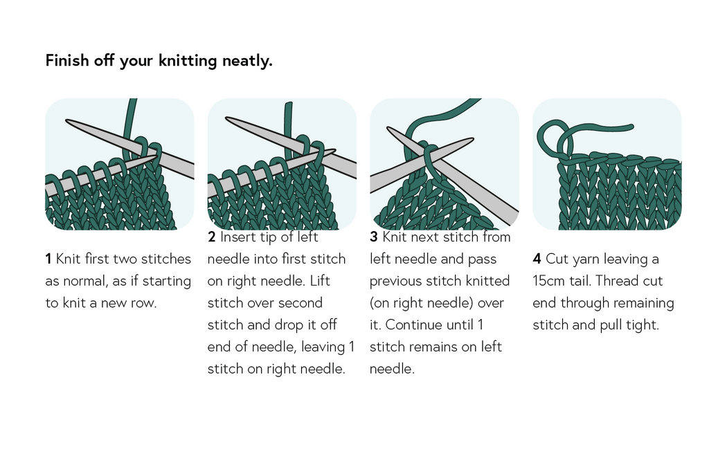 Casting off Knitting Tips Techniques Scheepjes